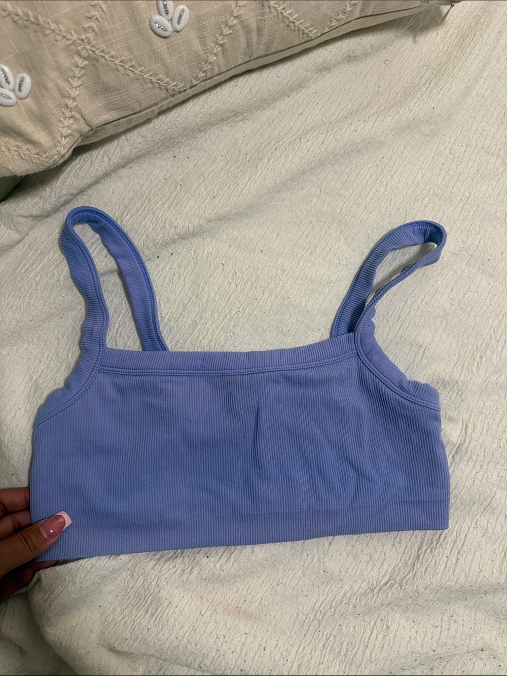 Ribbed Cropped Bralette